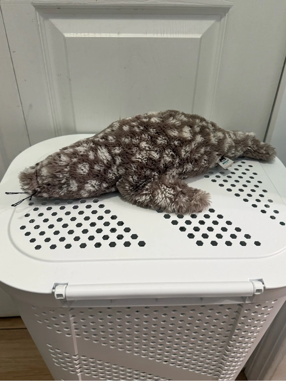 Jellycat Linus Leopard Seal Little 16” Retired Plush Stuffed Animal Soft Spotted